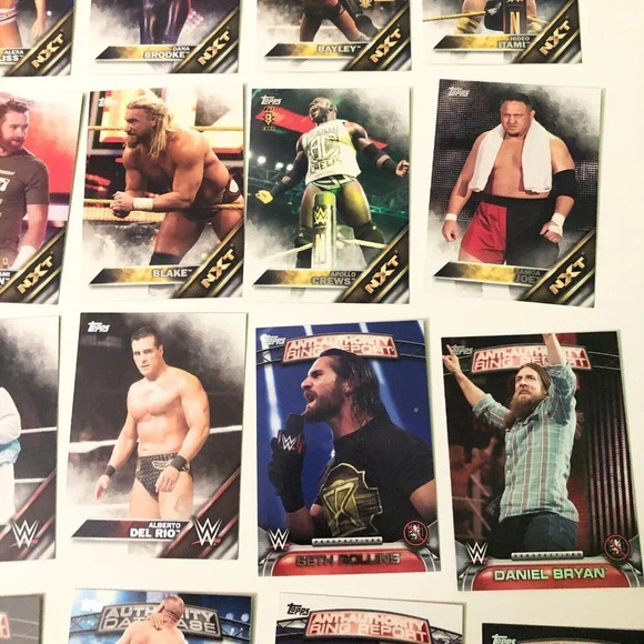2016  WWE Topps Lot of 23 Wrestling Cards NXT Mix Lot - Picture 6 of 16